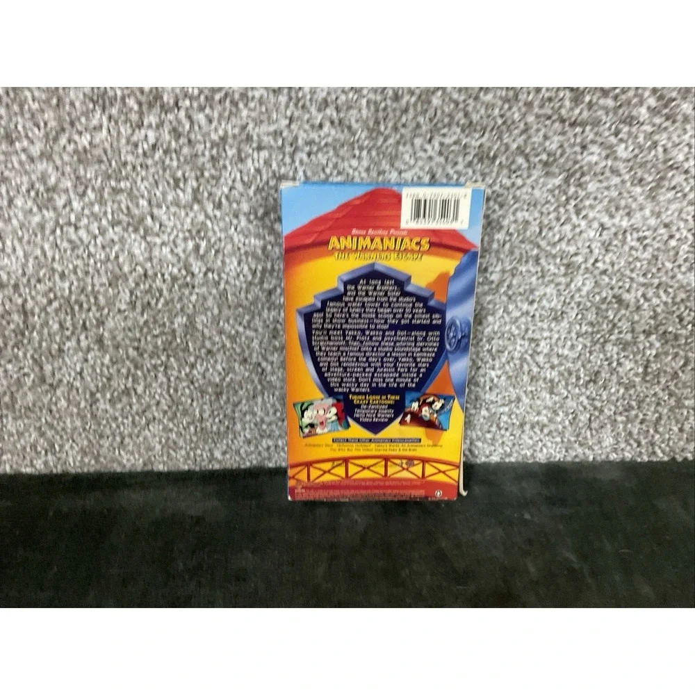 Animaniacs VHS 1994 Spielberg Singalong Yakko's World Warners Escape Holiday (4)